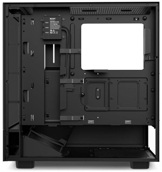 NZXT skříň H5 Elite edition /  3x120 mm (2xRGB) fan /  USB 3.0 /  USB-C 3.1 /  průhledná bočnice i přední panel /  černá4