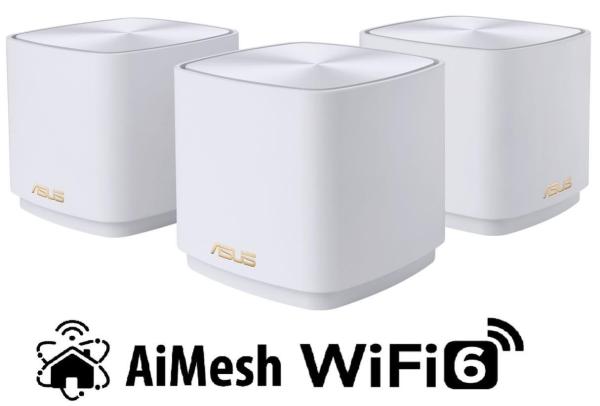 ASUS ZenWiFi XD5 3-pack Wireless AX3000 Dual-band Mesh WiFi 6 System,  white