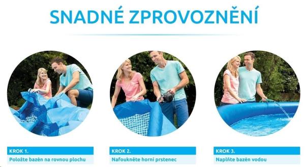 Marimex Bazén Tampa 3, 66x0, 91 m bez filtrace - motiv RATAN0