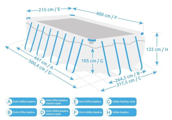 Marimex Florida Premium bazén 2, 15x4, 00x1, 22 m bez příslušenství - motiv RATAN5