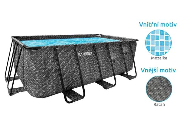 Marimex Florida Premium bazén 2, 15x4, 00x1, 22 m bez příslušenství - motiv RATAN6