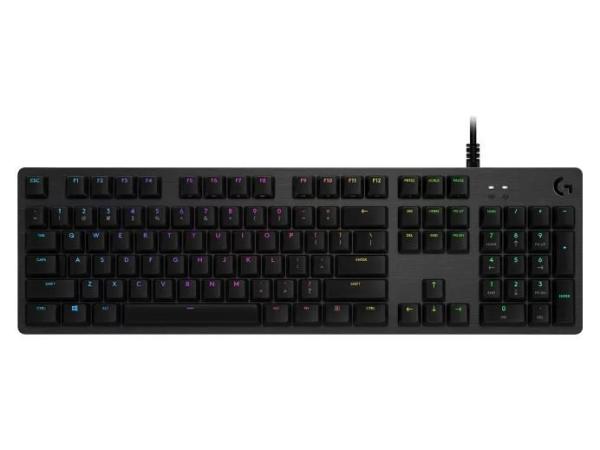 Logitech Mechanical Gaming Keyboard G512 CARBON LIGHTSYNC RGB with GX Red switches - CARBON - US INT"L - USB - IN