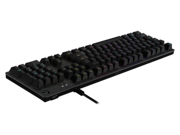 Logitech Mechanical Gaming Keyboard G512 CARBON LIGHTSYNC RGB with GX Red switches - CARBON - US INT&quot;L - USB - IN3