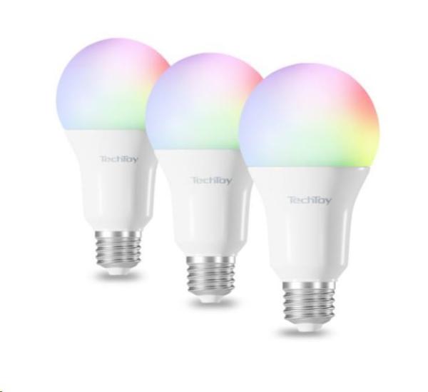 TechToy Smart Bulb RGB 11W E27 3pcs set1