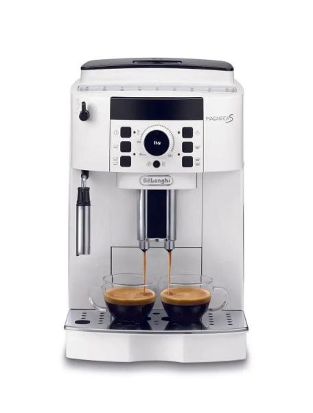 DeLonghi Magnifica S ECAM 21.117.W automatický kávovar,  1450 W,  15 bar,  display,  dva šálky,  bílý