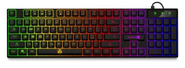 CONNECT IT BATTLE herní combo drátová klávesnice + myš,  CZ + SK layout,  černá5
