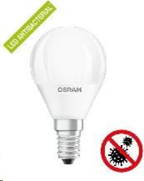 OSRAM LED ANTIBAKTERIAL E14 5, 5W/ 840 CLP40 miniglobe studená 4000k