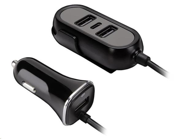 TRACER nabíječka do auta 12-24V Multicharge 3xUSB 7, 2A + PD 18W2