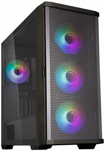 Zalman skříň Z10 Duo /  ATX /  4x120 mm ARGB fan /  2xUSB 3.0 /  USB-C /  tvrzené sklo1