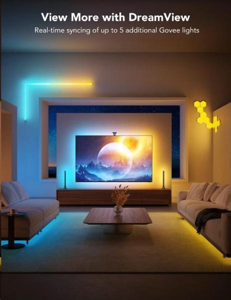 Govee DreamView T2 DUAL TV 55-65" SMART LED podsvícení RGBIC1