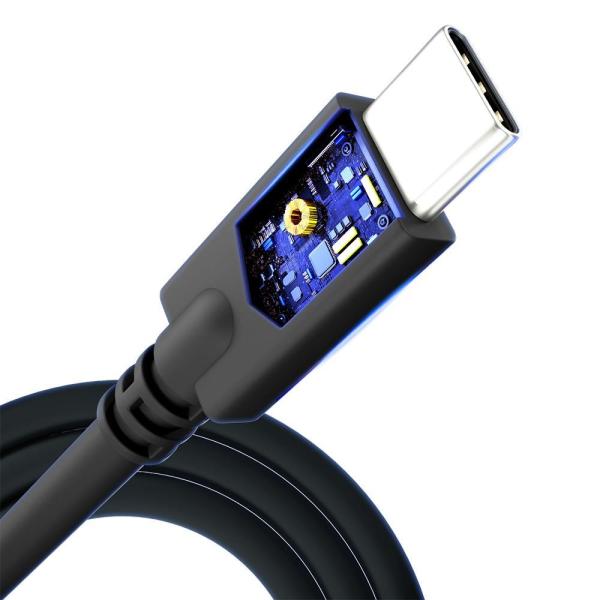 3mk datový kabel - Hyper Cable 4k60Hz 1m 100W C to C,  černá1
