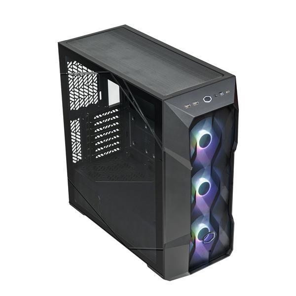Cooler Master case MasterBox TD500 MESH V2,  ATX,  bez zdroje,  průhledná bočnice,  černá1