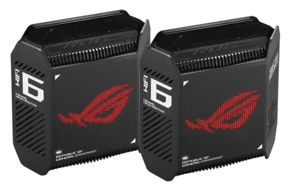 ASUS GT6 2-pack black Wireless AX10000 ROG Rapture Wifi 6 Tri-band Gaming Mesh System1