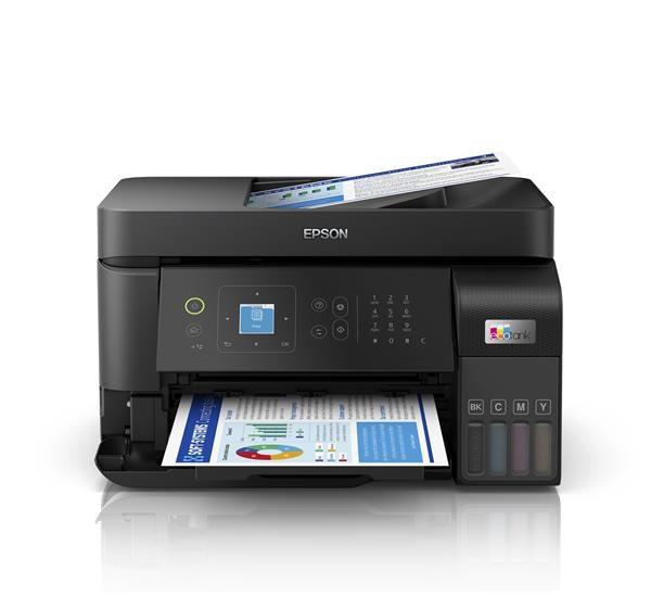 EPSON tiskárna ink EcoTank L5590,  4v1,  A4,  1200x4800dpi,  33ppm,  USB,  LAN,  Wi-Fi, Záruka 5 let  po registraci zdarma4