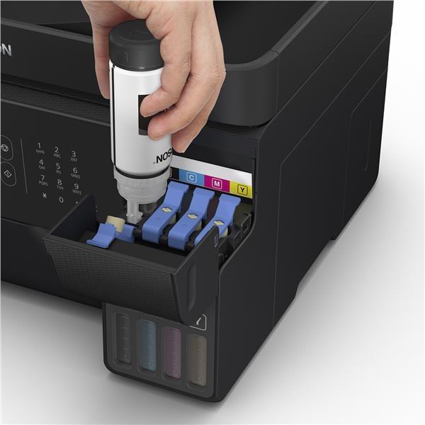 EPSON tiskárna ink EcoTank L5590,  4v1,  A4,  1200x4800dpi,  33ppm,  USB,  LAN,  Wi-Fi, Záruka 5 let  po registraci zdarma5