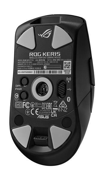 ASUS myš ROG KERIS WIRELESS AIMPOINT (P709), RGB, Bluetooth, černá6