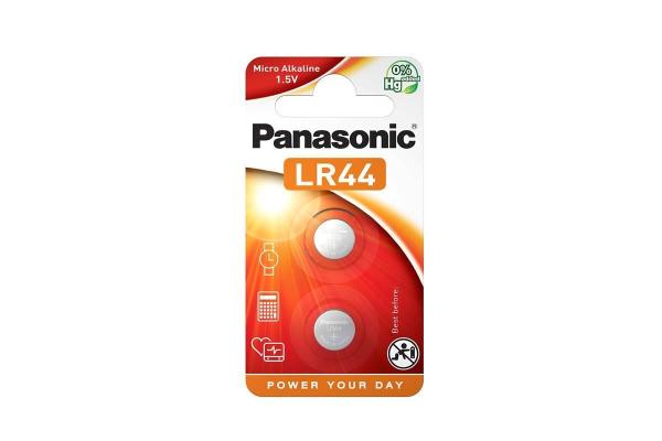PANASONIC Alkalická MIKRO baterie LR-44EL/ 2B 1, 5V (Blistr 2ks)