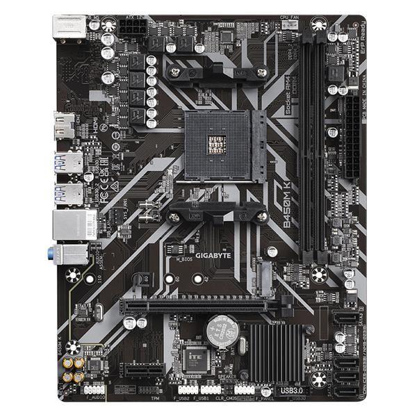 GIGABYTE MB Sc AM4 B450M K,  AMD B450,  2xDDR4,  1xHDMI,  mATX1