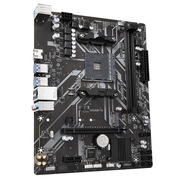 GIGABYTE MB Sc AM4 B450M K,  AMD B450,  2xDDR4,  1xHDMI,  mATX4