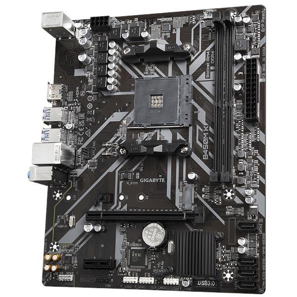 GIGABYTE MB Sc AM4 B450M K,  AMD B450,  2xDDR4,  1xHDMI,  mATX2