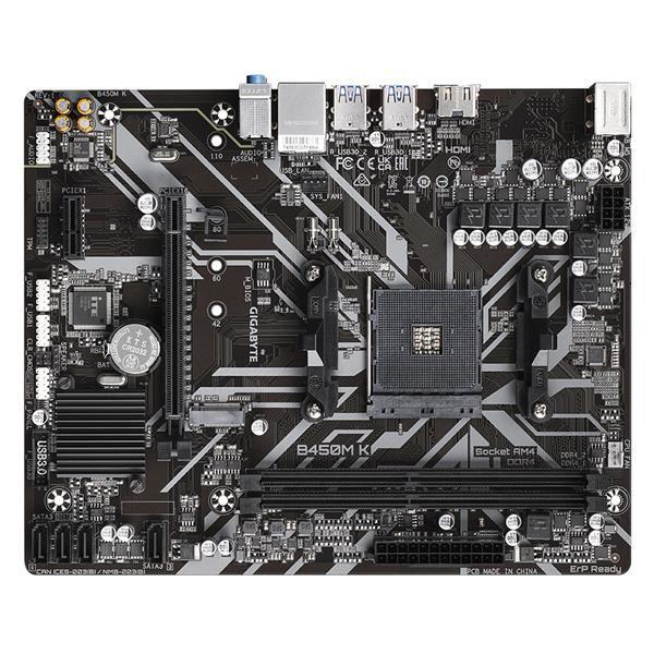 GIGABYTE MB Sc AM4 B450M K,  AMD B450,  2xDDR4,  1xHDMI,  mATX3