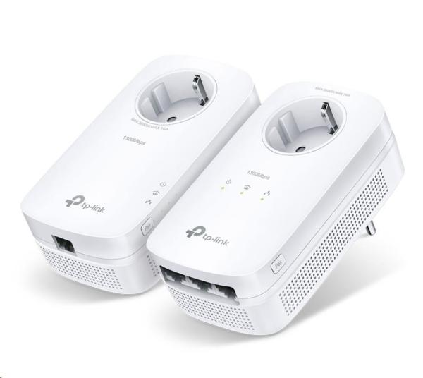 TP-Link TL-PA8033P KIT průchozí powerline set (AV1300,3xGbE,1xGbE, HomePlug AV2)