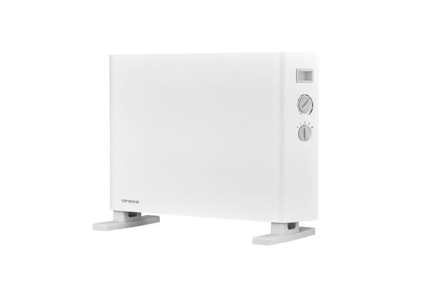 Orava EK-2007 elektrický horkovzdušný konvektor,  1250-2000 W,  52 dB,  20-25 m2,  termostat,  4 úrovně výkonu,  bílá