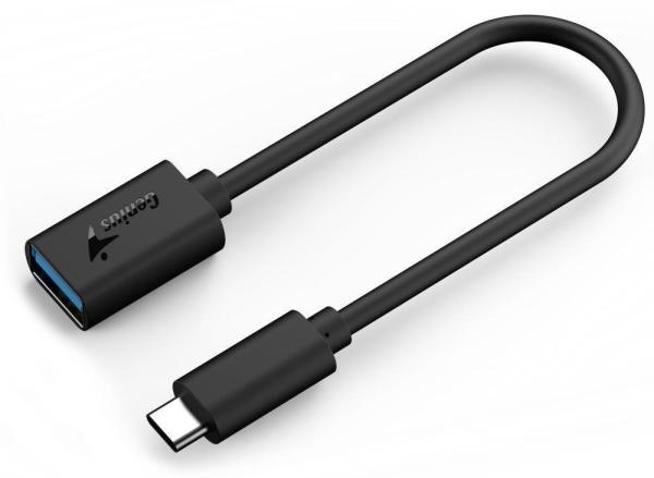 GENIUS ACC-C2AC redukce USB-C na USB-A,  černá
