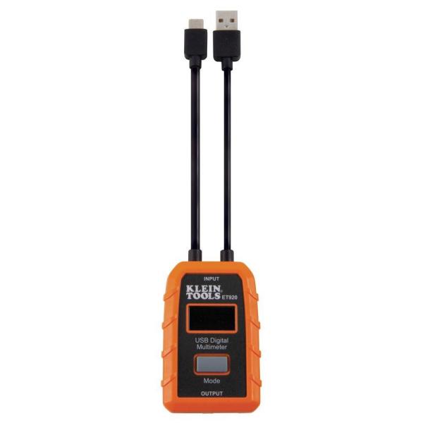 KLEIN TOOLS - USB Digitální měřič,  USB-A a USB-C0