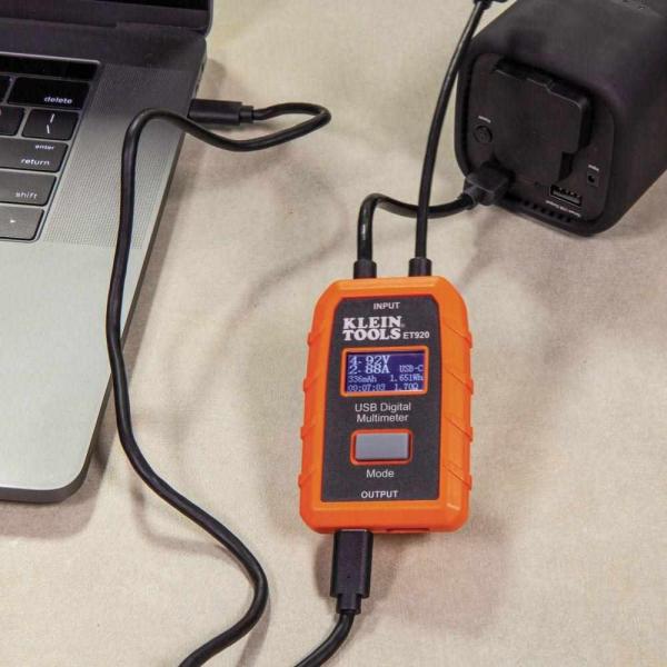 KLEIN TOOLS - USB Digitální měřič,  USB-A a USB-C1