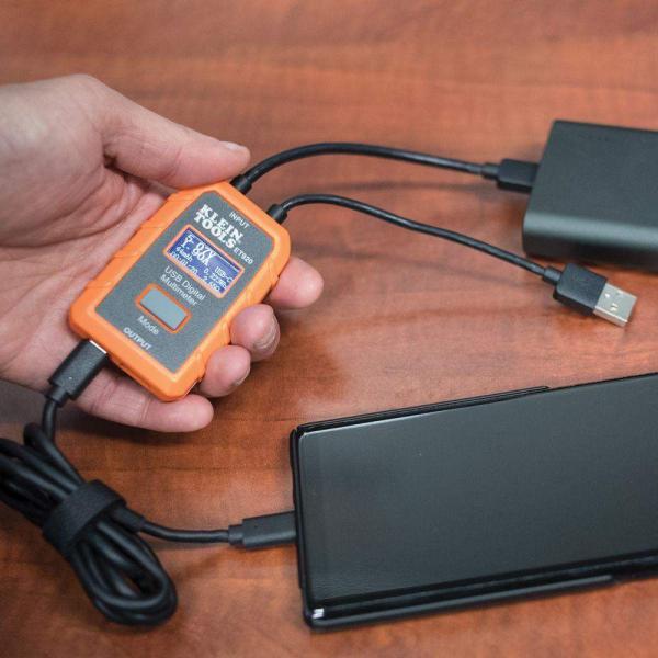 KLEIN TOOLS - USB Digitální měřič,  USB-A a USB-C4