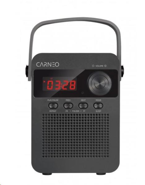 CARNEO F90 FM rádio, bluetooth reproduktor, čierny2