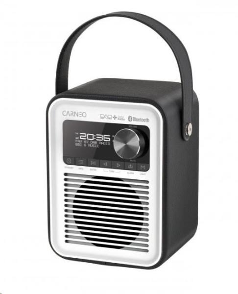 CARNEO D600 Rádio DAB+,  FM,  BT,  black/ white2