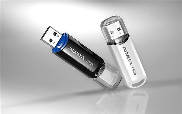ADATA Flash disk 32GB C906,  USB 2.0 Klasická,  čierna0