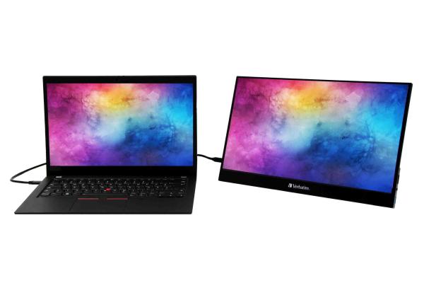 Verbatim PMT-17 Portable Touchscreen Monitor 17.3" Full HD 1080p Metal Housing Přenosný dotykový monitor4