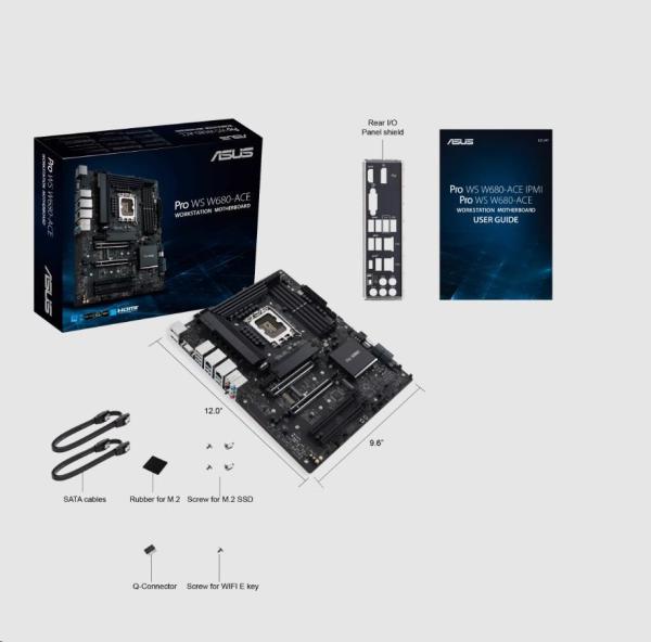 ASUS MB Sc LGA1700 PRO WS W680-ACE,  Intel W680,  4xDDR5,  1xDP,  1xHDMI,  1xVGA5