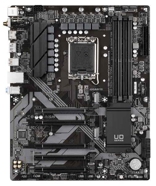 GIGABYTE MB Sc LGA1700 B760 DS3H AX DDR4,  Intel B760,  4xDDR4,  1xDP,  1xHDMI,  WI-FI1