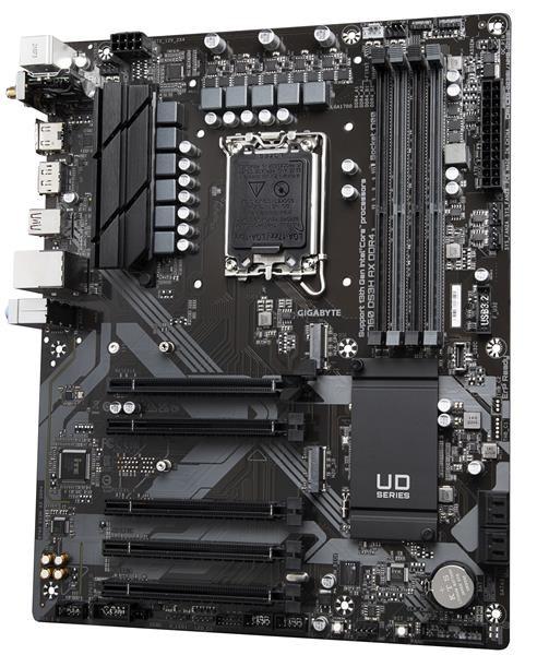 GIGABYTE MB Sc LGA1700 B760 DS3H AX DDR4,  Intel B760,  4xDDR4,  1xDP,  1xHDMI,  WI-FI2