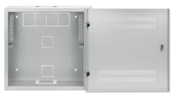 Intellinet Low-Profile 19" Cabinet,  4U Horizontal and 2U Vertical Rails,  nástěnný rozvaděč,  šedý3
