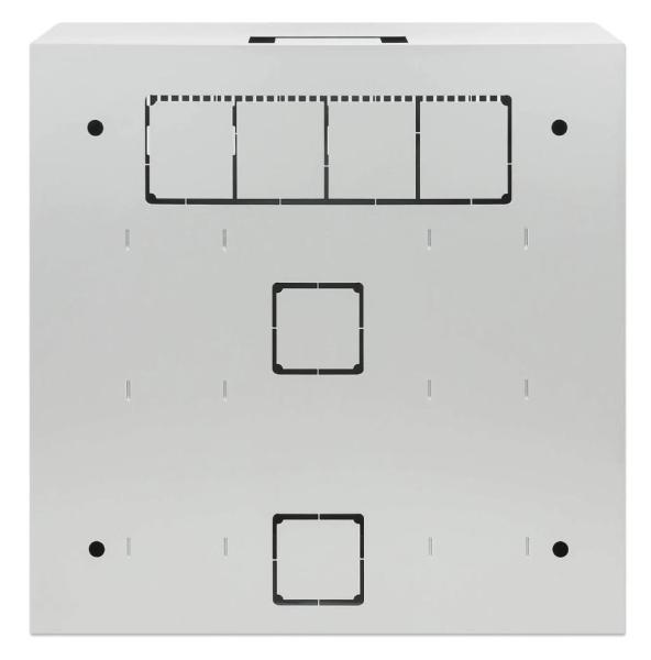 Intellinet Low-Profile 19" Cabinet,  4U Horizontal and 2U Vertical Rails,  nástěnný rozvaděč,  šedý3