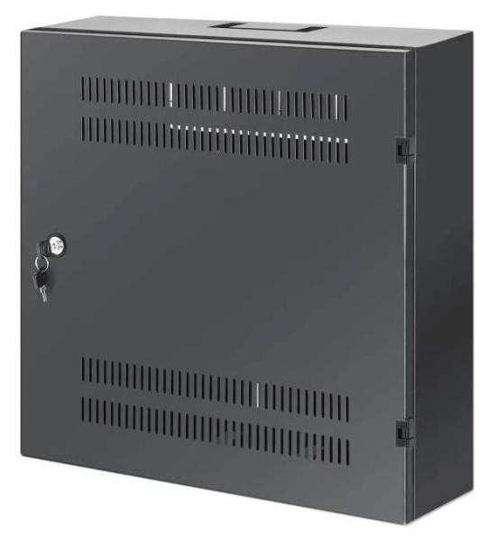 Intellinet Low-Profile 19" Cabinet,  4U Horizontal and 2U Vertical Rails,  nástěnný rozvaděč,  černý
