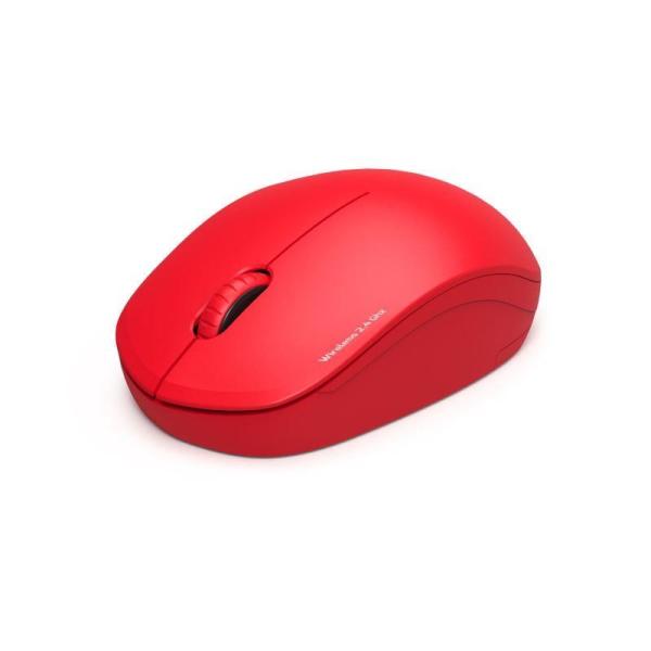 PORT bezdrátová myš Wireless COLLECTION,  USB-A dongle,  2.4Ghz,  1600DPI,  červená5
