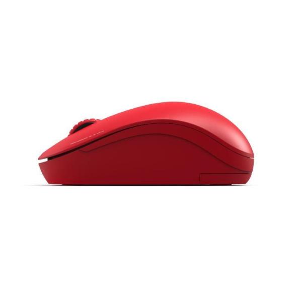 PORT bezdrátová myš Wireless COLLECTION,  USB-A dongle,  2.4Ghz,  1600DPI,  červená1