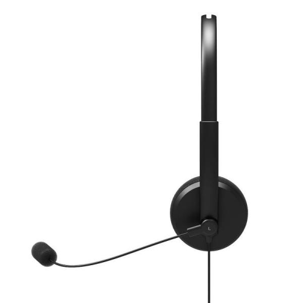 PORT stereo headset s mikrofonem,  USB-A,  černá1