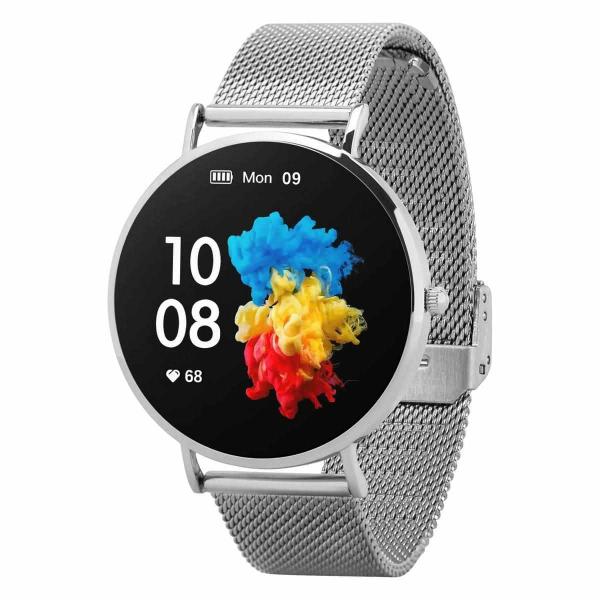 Garett Smartwatch Verona stříbrná,  ocel