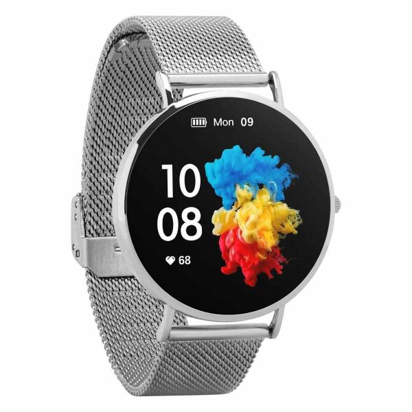 Garett Smartwatch Verona stříbrná,  ocel1