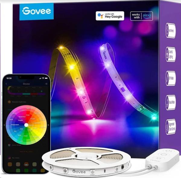 Govee RGBIC Basic Wi-Fi + Bluetooth LED Strip Lights (10 Meter)