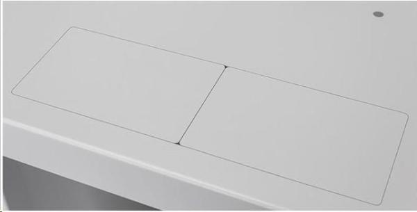 LEXI 10" nástenná skriňa Basic 9U,  šírka 292 mm,  hĺbka 300 mm,  sklenené dvere,  bez zadnej steny,  sivá0