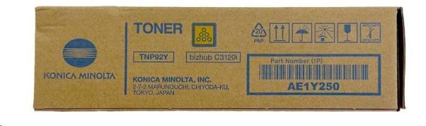 Minolta Toner TNP-92Y,  žltý do bizhub C3120i (4k)