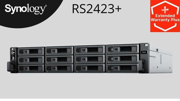 Synology RS2423+ RackStation (4C/ Ryzen V1780B/ 3, 35-3, 6GHz/ 8GBRAM/ 12xSATA/ 2xUSB3.2/ 1xminiSAS/ 2xGbE/ 1x10GbE/ 1xPCIe)3